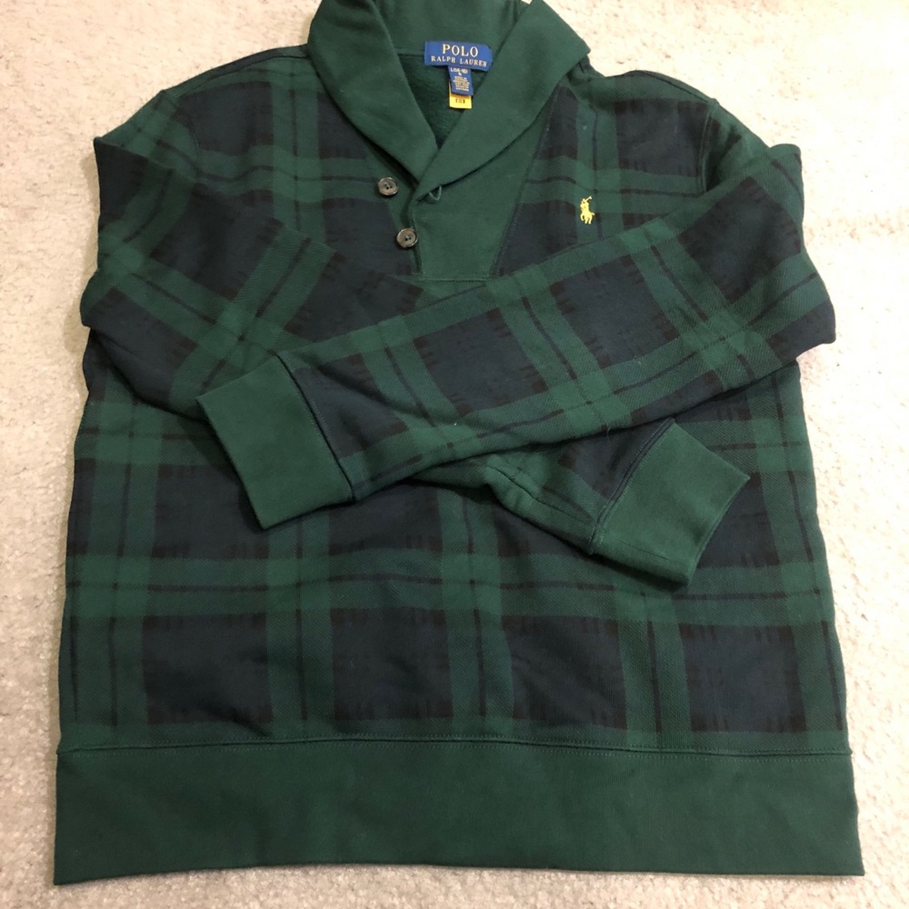 Polo Ralph Lauren Green Plaid Sweater